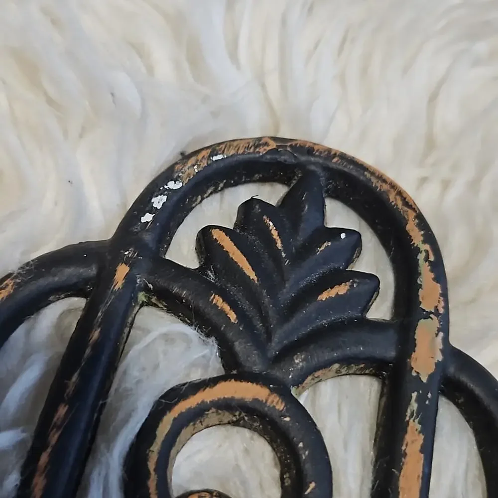 Metal Weathered Wall Cross Candle Holder